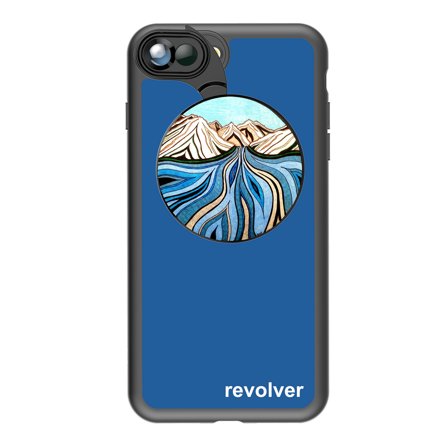 iPhone 7 Plus / 8 Plus Revolver M Series Lens Kit - Glacial River Blue