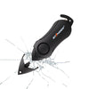 Stinger Personal Safety Alarm Emergency Tool: Siren Alarm, Seat Belt Cutter, Glass Breaker (Black)