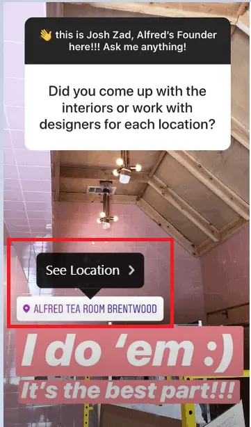 instagram add location sticker