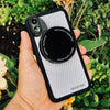 iPhone X / XS Revolver M Series Lens Kit - Carbon Fiber (White)