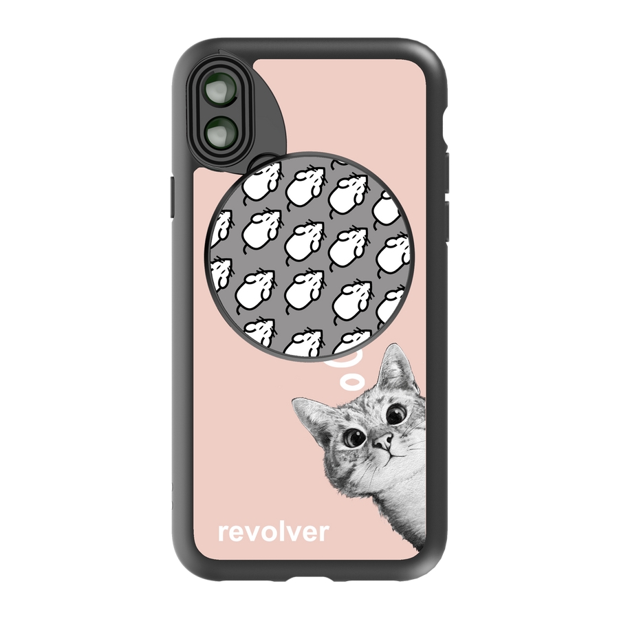 iPhone X / XS Revolver M Series Lens Kit - Sneaky Cat