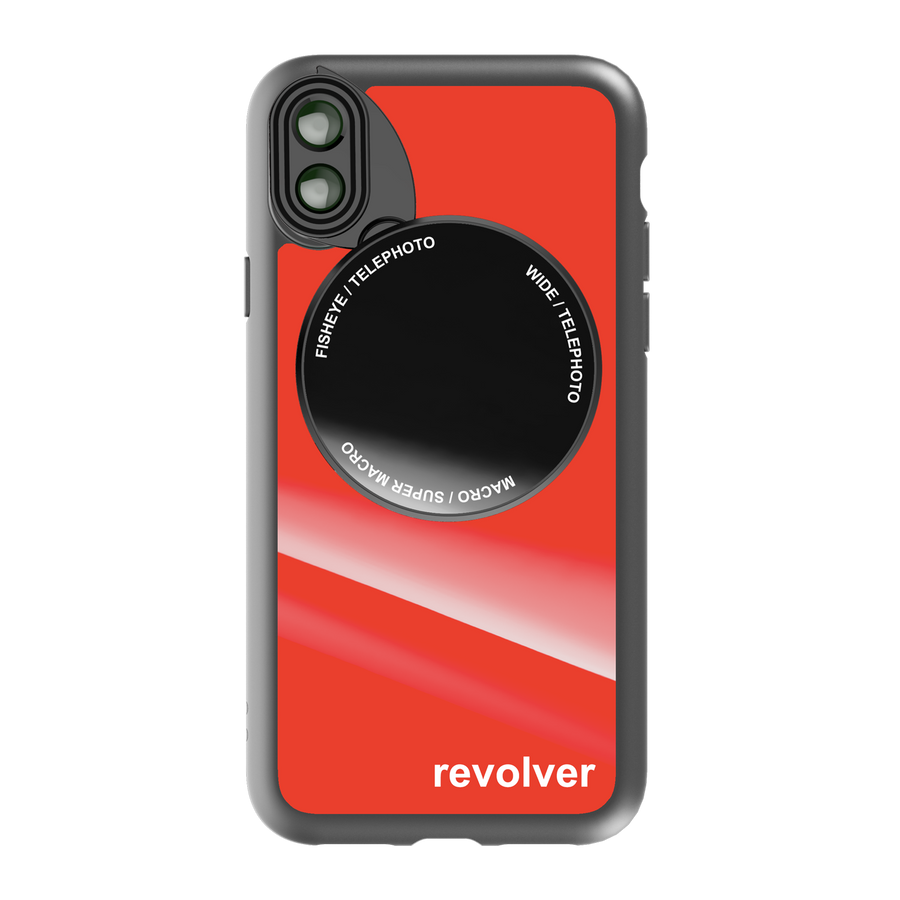 iPhone X / XS Revolver M Series Lens Kit - Gloss Red