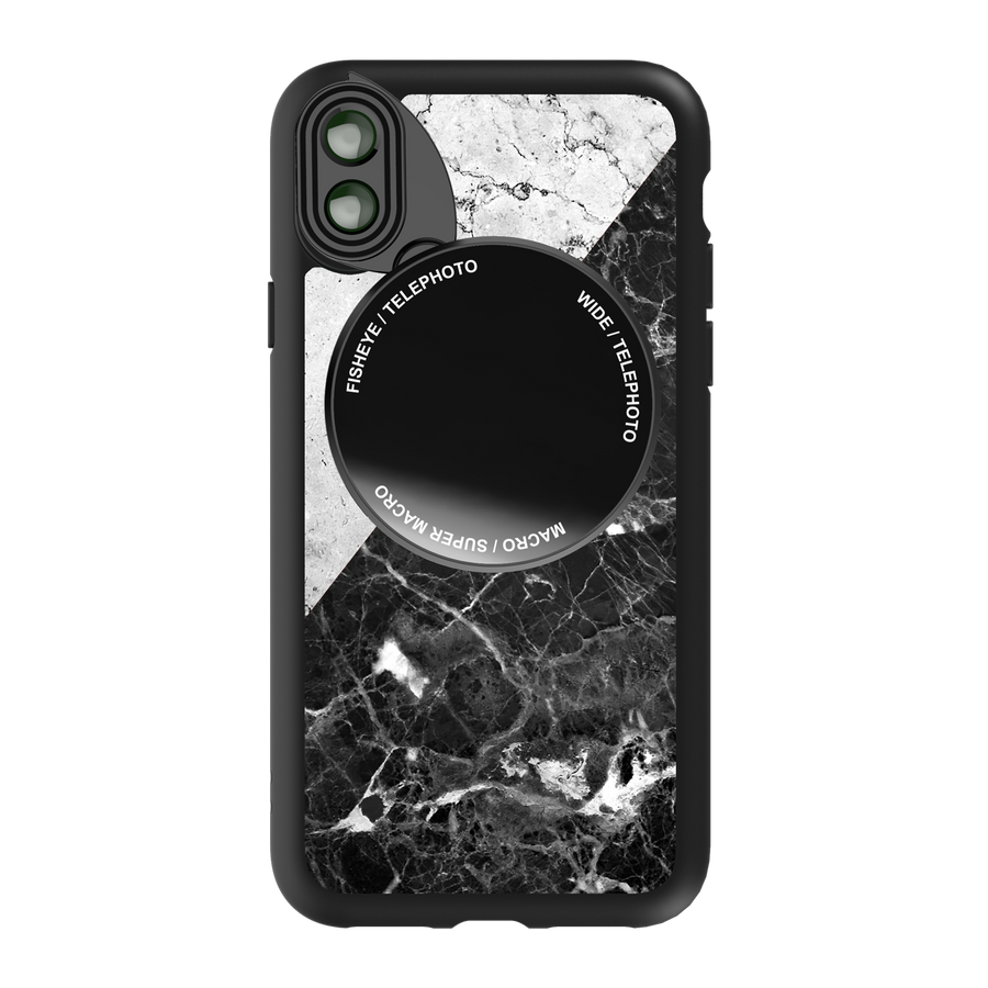 iPhone X / XS Revolver M Series Lens Kit - Mix Marble