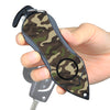 Stinger Personal Safety Alarm Emergency Tool: Siren Alarm, Seat Belt Cutter, Glass Breaker (Camouflage Green)