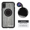 iPhone X / XS Revolver M Series Lens Kit - Grey Wood Pattern