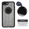 iPhone 7 Plus / 8 Plus Revolver M Series Lens Kit - Grey Wood Pattern