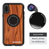 iPhone X / XS Revolver M Series Lens Kit - Wood Pattern