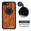 iPhone 7 Plus / 8 Plus Revolver M Series Lens Kit - Wood Pattern