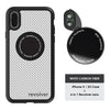 iPhone X / XS Revolver M Series Lens Kit - Carbon Fiber (White)