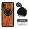 iPhone Xs Max Revolver M Series Lens Kit - Wood Pattern