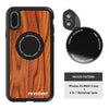 iPhone Xs Max Revolver M Series Lens Kit - Wood Pattern