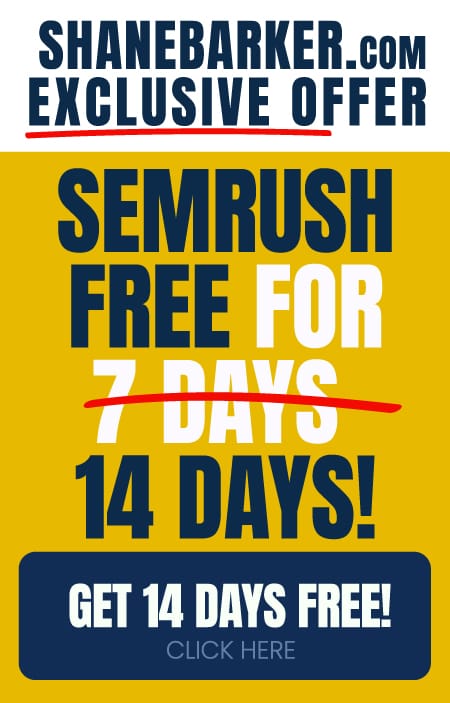 semrush 14 days free trial